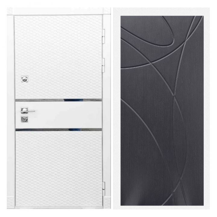 Дверь входная Great Doors Х15 Белый Софт ФЛ-247 Венге