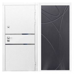 Дверь входная Great Doors Х15 Белый Софт ФЛ-247 Венге