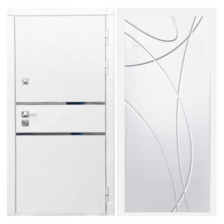 Дверь входная Great Doors Х15 Белый Софт ФЛ-247 Белый Софт