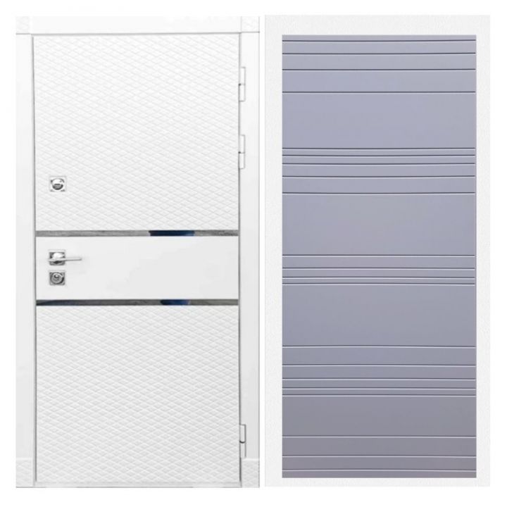Дверь входная Great Doors Х15 Белый Софт ФЛ-14 Силк Титан