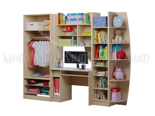 Стенка Юниор-2 ЛДСП Лофт