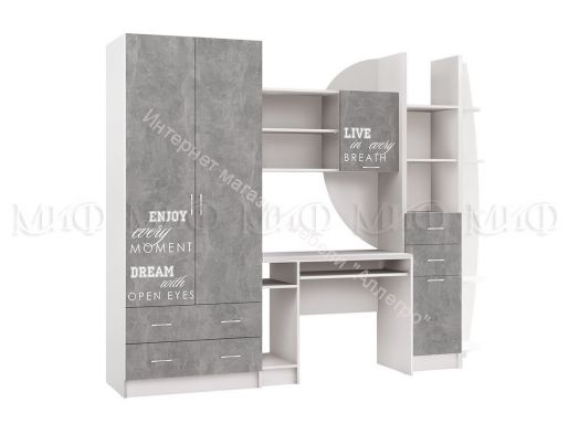 Стенка Юниор-2 ЛДСП Лофт