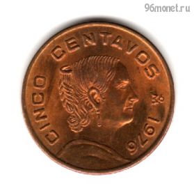 Мексика 5 сентаво 1976