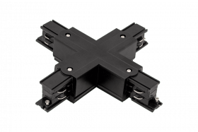 X-Коннектор для Трехфазного Трека DesignLed CN-3F-X-BL Черный / СВГ 004390