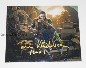 Автограф: Том Хиддлстон. Мстители. Тор. Локи / Loki