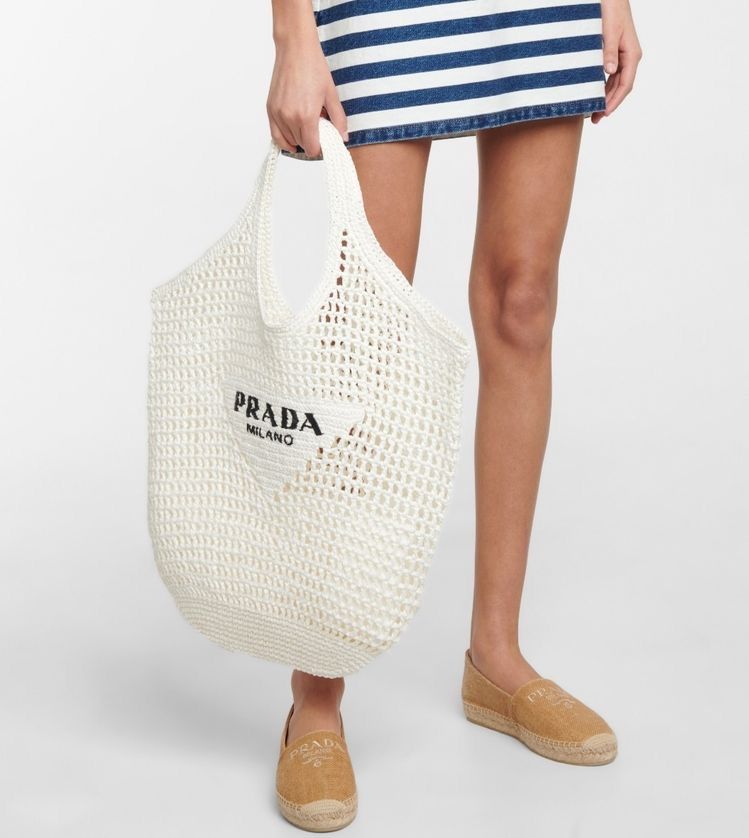 Prada Raffia Tote bag 51x45 cm
