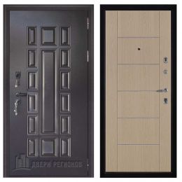 Дверь входная Двери Регионов Панцирь Термо Лайт 003 Беленый Дуб