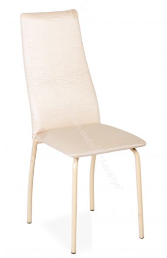 Кухонный стул "Волна" Бенгал слоновая кость/Ноги бежевые