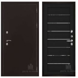 Дверь входная Двери Регионов Термо 3 Медный Антик 2125 Шоко Велюр