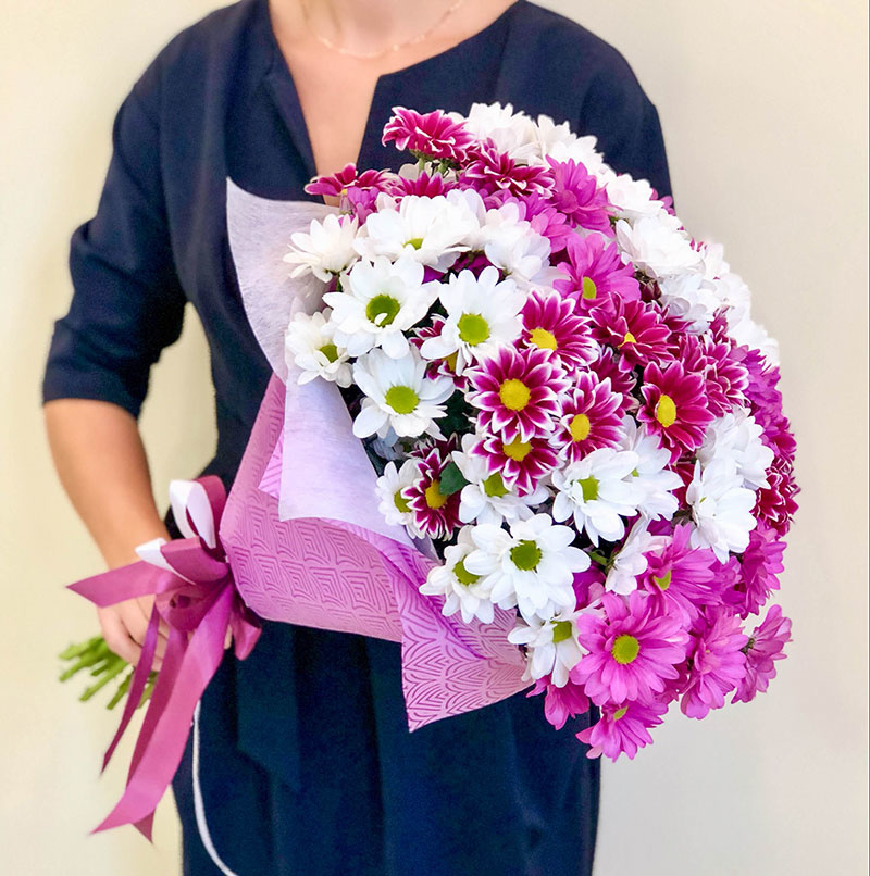 Микс из хризантем