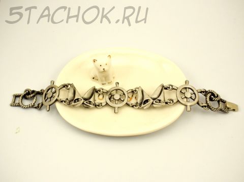 Браслет "Морской" цвет олова (AJC США)