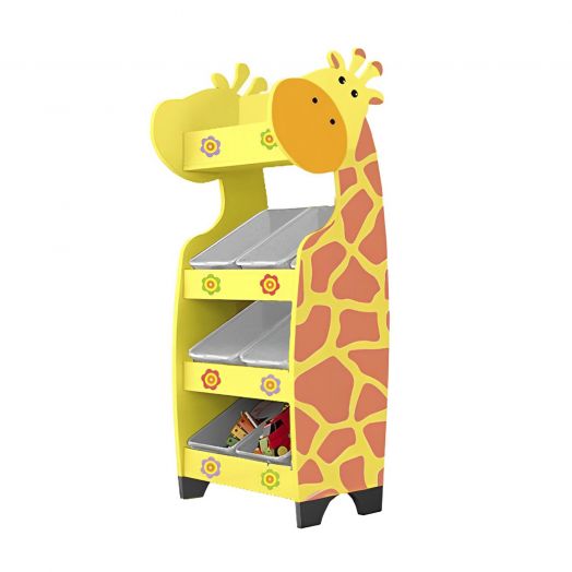 РКСХ25/6 Стеллажная наклонная система хранения "Жирафик" (Жёлтый)