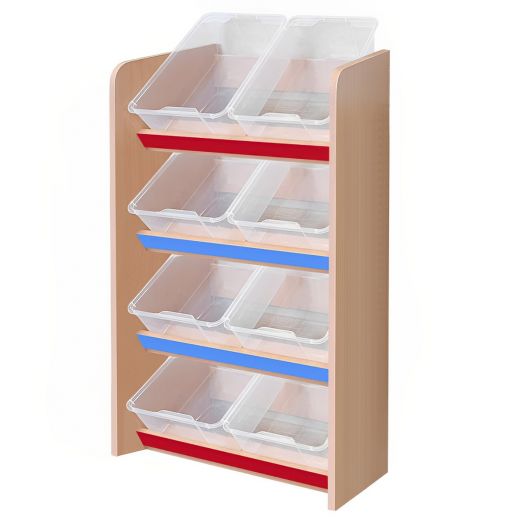 РКСНСХ-23 Стеллажная наклонная система хранения (640х400х2000мм)