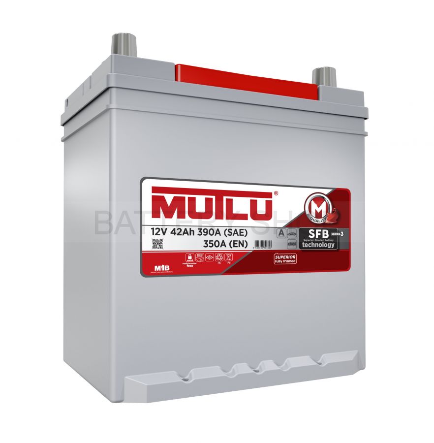 MUTLU Silver 42 Ah 350 A обрат. поляр. B19L