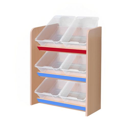 РКСНСХ-20 Стеллажная наклонная система хранения (640х400х1500мм)