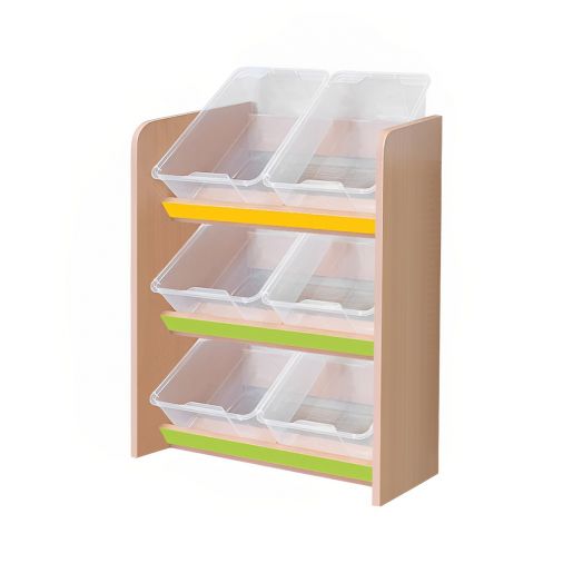 РКСНСХ-08 Стеллажная наклонная система хранения (640х400х800мм)