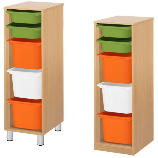 РКСВСХ-1/43 Стеллажная выдвижная система хранения (350х400х1200мм)