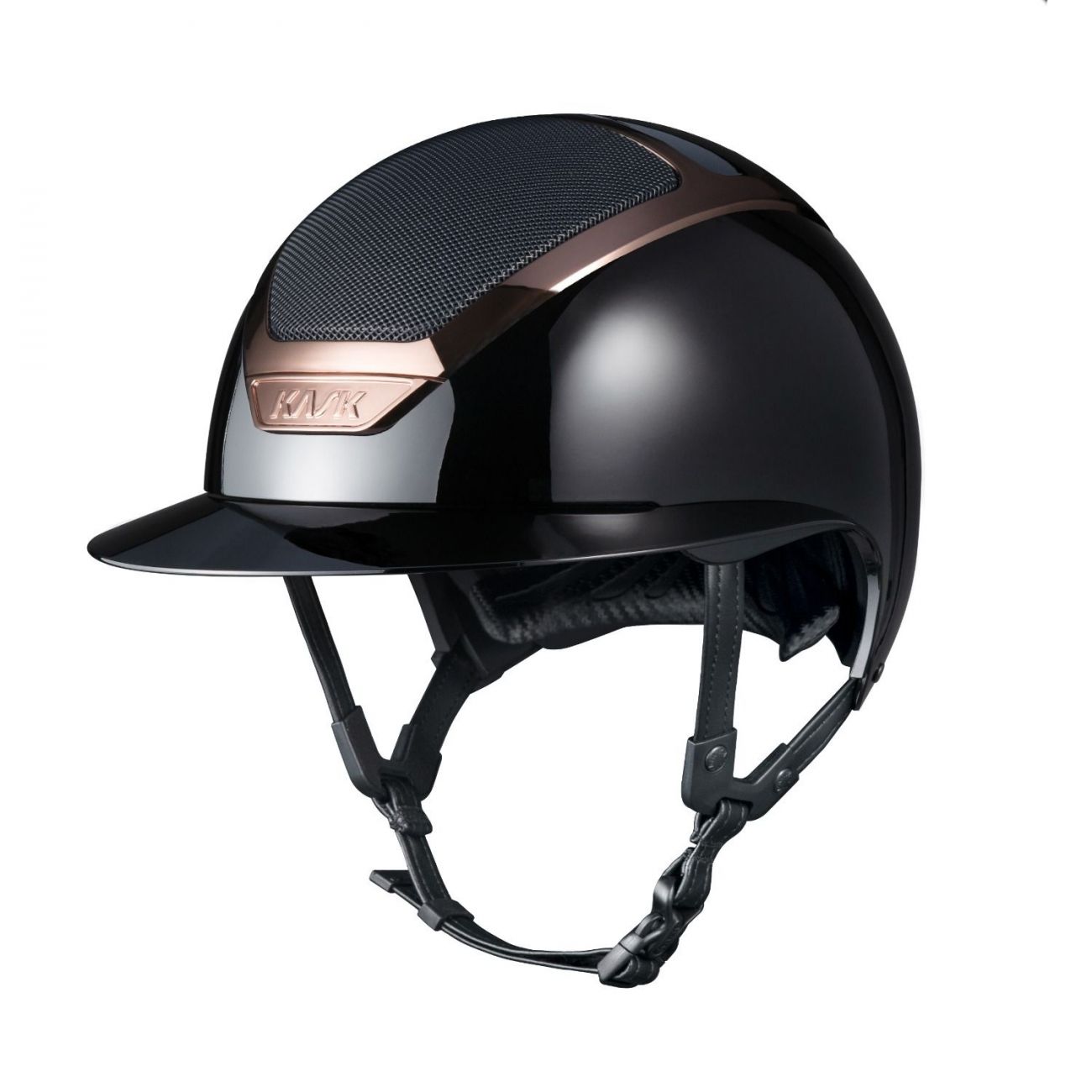 Шлем (жокейка) Kask Star Lady Pure Shine Chrome 2.0 Black-Everyrose