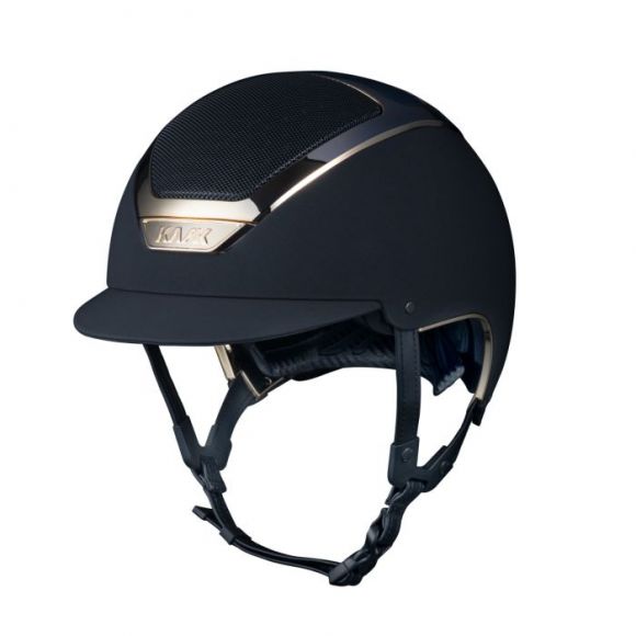 Шлем (жокейка) Kask Dogma Chrome 2.0 Black-Gold