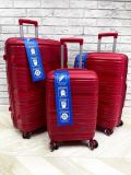 Чемодан Sweetbag 75х30х50 р.L с замкомс замком красный