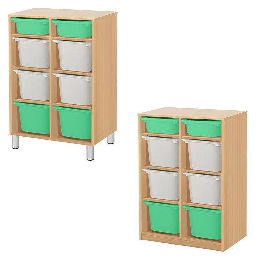 РКСВСХ-2/60 Стеллажная выдвижная система хранения (670х400х1000мм)