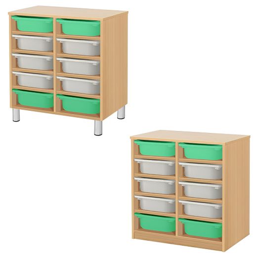 РКСВСХ-2/52 Стеллажная выдвижная система хранения (670х400х1000мм)