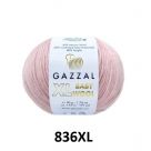 фото Пряжа BABY WOOL XL Gazzal цвет 836