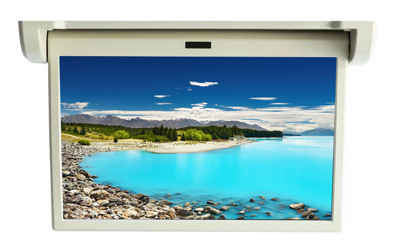 ERGO ER19AT С КОРОТКОЙ ПЛАТФОРМОЙ (19" FULLHD), СЕРЫЙ, ПОТОЛОЧНЫЙ МОНИТОР С ЭЛЕКТРОПРИВОДОМ