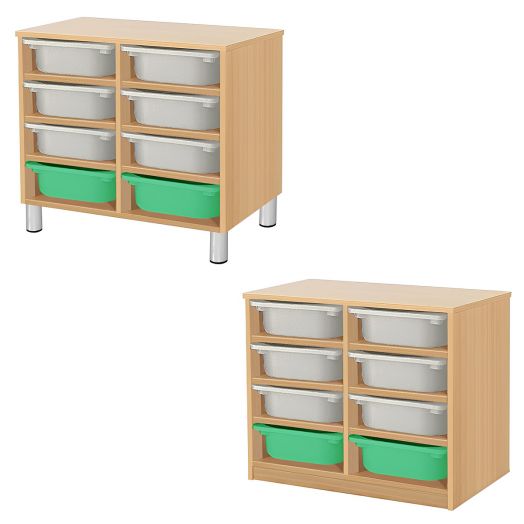 РКСВСХ-2/49 Стеллажная выдвижная система хранения (670х400х800мм)