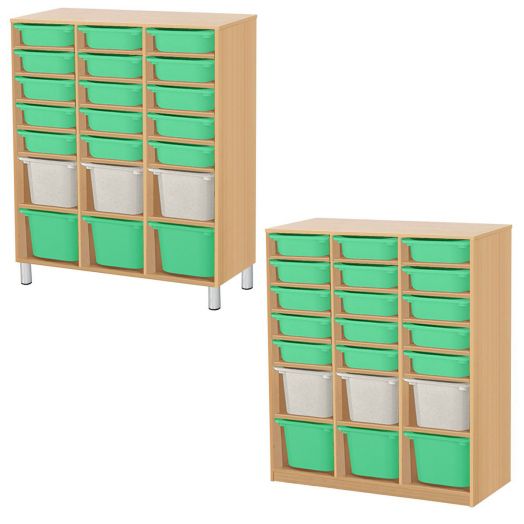 РКСВСХ-3/82 Стеллажная выдвижная система хранения (1000х400х1550мм)