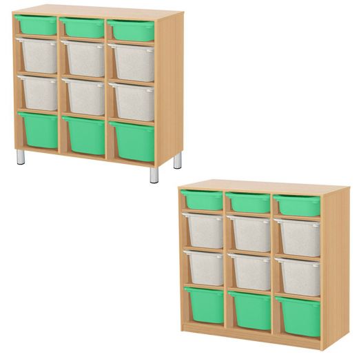 РКСВСХ-3/77 Стеллажная выдвижная система хранения (1000х400х1000мм)