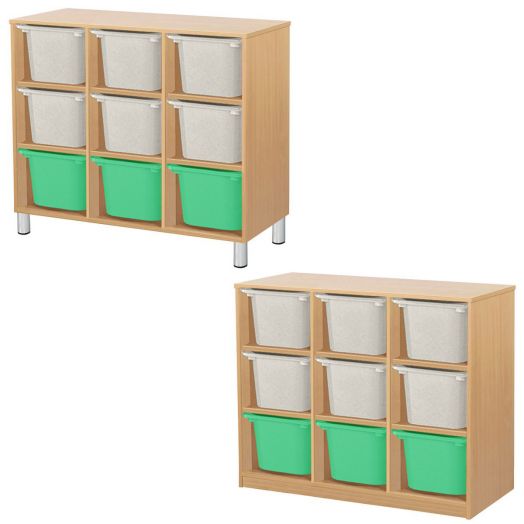 РКСВСХ-3/74 Стеллажная выдвижная система хранения (1000х400х800мм)