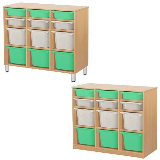 РКСВСХ-3/73 Стеллажная выдвижная система хранения (1000х400х1000мм)