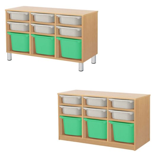 РКСВСХ-3/67 Стеллажная выдвижная система хранения (1000х400х700мм)