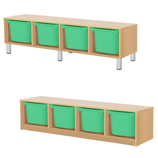 РКСВСХ-4/87 Стеллажная выдвижная система хранения (1300х400х300мм)