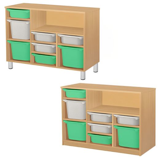 РКТКСХ-К/133 Тумба комбинированная (1000х400х800мм)