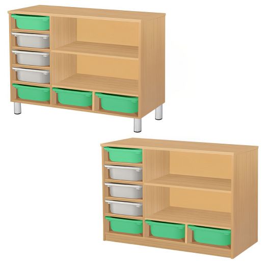 РКТКСХ-К/126 Тумба комбинированная (1000х400х1000мм)