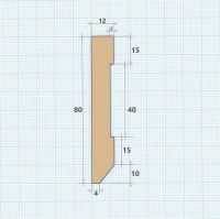 Вставки из МДФ в плинтус скрытого монтажа размеры