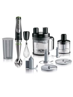 Погружной блендер Braun MQ9195XLI, черный/серебряный