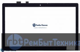 Сенсорное стекло (тачскрин)  Asus Transformer Book Flip TP500 черное