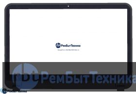 Сенсорное стекло (тачскрин)  Dell Inspiron 15R 04J3M2 черное c рамкой