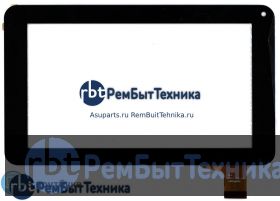 Сенсорное стекло (тачскрин)  DNS E76 черное