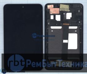 Модуль (Матрица, экран, дисплей + тачскрин)  Asus MeMo Pad 8 ME181 ME181C черный с рамкой