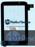 Сенсорное стекло (тачскрин) FPCA-CTP-0700-057-2 черное