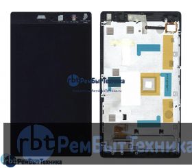 Модуль (Матрица, экран, дисплей + тачскрин)  Asus ZenPad C 7.0 Z170MG черный c серебристой рамкой