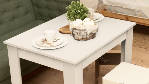 Стол обеденный  "Промо" тип 1 (Белый/Белый)