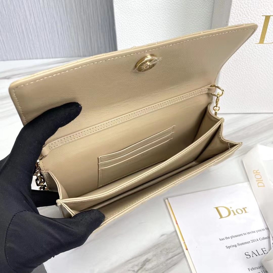 Lady Dior Phone Pouch 18,5x10x4 cm