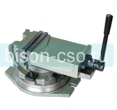 Тиски станочные двухповоротные ТИП 3422 QHK100 100мм