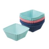 Формочки силиконовые Кексы 16 шт 7x3 см 891-068