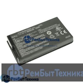 Аккумуляторная батарея для Asus A8, F8, F50, F80 4800mAh A32-A8 черная